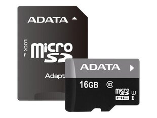 Mälukaart ADATA, AUSDH16GUICL10-PA1, 16 GB hind ja info | Fotoaparaatide mälukaardid | hansapost.ee
