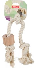 ZOLUX WILD A rope toy, 3 knots, with a wooden disc hind ja info | Koerte mänguasjad | hansapost.ee