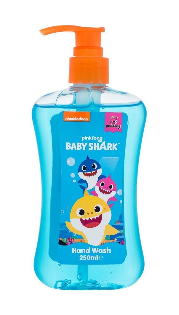 Käteseep lastele Pinkfong Baby Shark, 250 ml цена и информация | Seebid | hansapost.ee