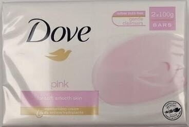 Seep Dove Pink 2x100 g цена и информация | Seebid | hansapost.ee