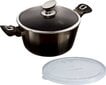 Kaanega pott 20cm 2,5l BERLINGER HAUS BH / 6604 Metallic Line Shiny Black Edition цена и информация | Potid | hansapost.ee