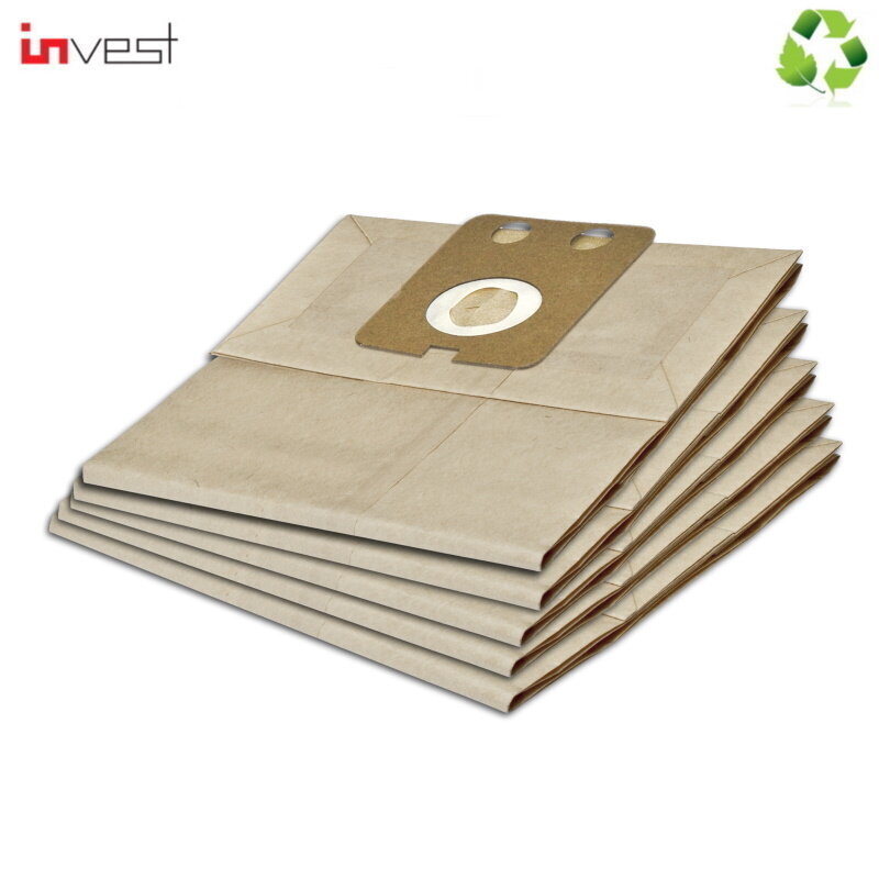 Invest Eco Paper Tolmuimeja Kott Nilfisk GD 1000 GDS 1010 HDS 1010 VP 100 (5tk) цена и информация | Tolmuimejate lisatarvikud | hansapost.ee