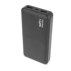 Setty  Power Bank 20000mAh Портативный аккумулятор 5V 1,5A + Micro USB Кабель Черный цена и информация | Зарядные устройства Power bank | hansapost.ee