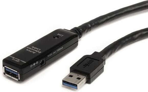 StarTech USB3AAEXT5M, USB-A, 5m цена и информация | Juhtmed ja kaablid | hansapost.ee