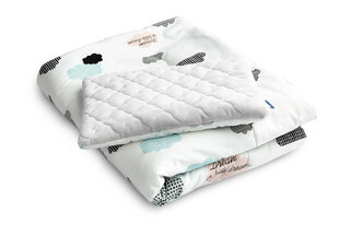 Комплект одеял и подушек SensilloKaro Плюшевый, облака цена и информация | Детское постельное бельё | hansapost.ee