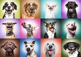 TREFL Prime pusle Naljakad koerad, 1000 osa hind ja info | Pusled lastele ja täiskasvanutele | hansapost.ee