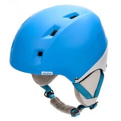 Лыжный шлем Meteor Kiona, синий/белый цена и информация | Горнолыжные шлемы | hansapost.ee