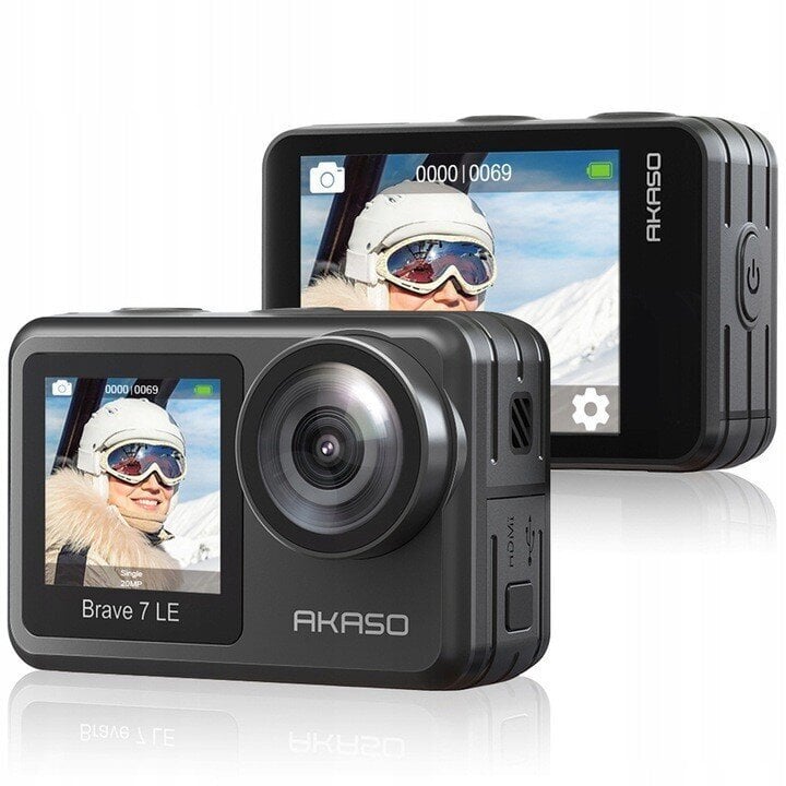 Akaso Brave 7 LE 4K dual-display sports camera цена и информация | Seikluskaamerad, GoPro | hansapost.ee