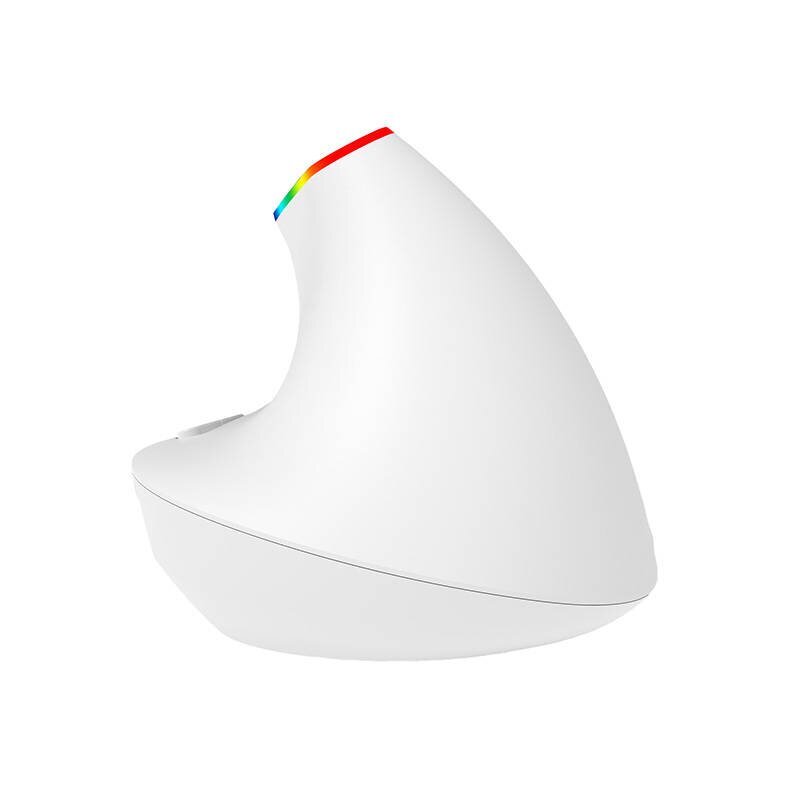 Wireless Vertical Mouse Delux M618C 2.4G 1600DPI RGB (white) hind ja info | Arvutihiired | hansapost.ee