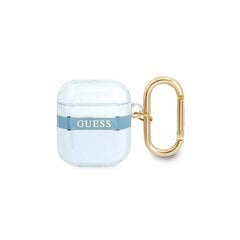 Чехол Guess для AirPods 1/2 GUA2HHTSB, синий шнур цена и информация | Guess Компьютерная техника | hansapost.ee