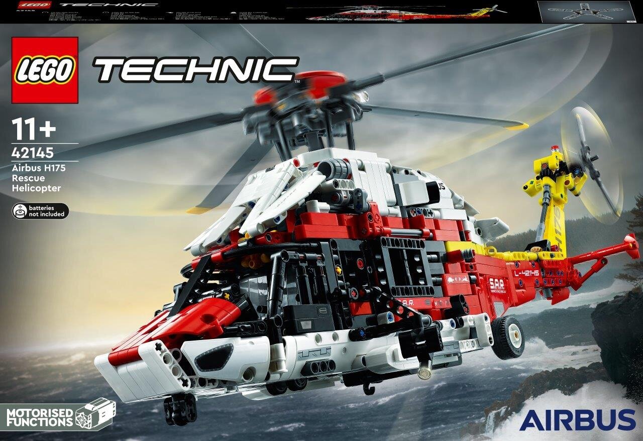 42145 LEGO® Technic„Airbus H175“ päästehelikopter цена и информация | Klotsid ja konstruktorid | hansapost.ee