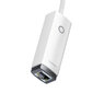 Adapter Baseus Lite Series USB to RJ45 network, 100Mbps (white) цена и информация | USB adapterid ja jagajad | hansapost.ee