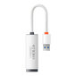 Adapter Baseus Lite Series USB-C to RJ45 network (white) цена и информация | USB adapterid ja jagajad | hansapost.ee