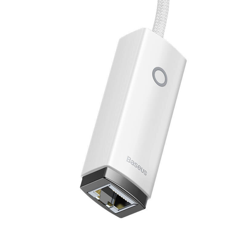 Adapter Baseus Lite Series USB-C to RJ45 network (white) цена и информация | USB adapterid ja jagajad | hansapost.ee