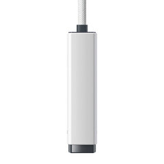 Adapter Baseus Lite Series USB-C to RJ45 network (white) hind ja info | Baseus Arvutite lisatarvikud | hansapost.ee