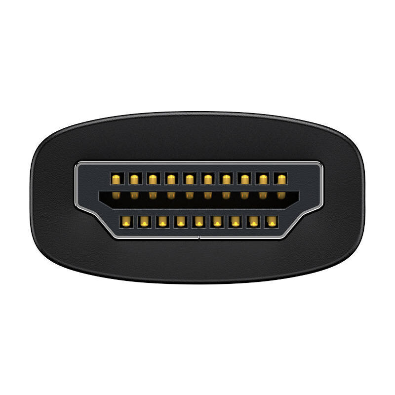 Adapter Baseus Lite Series HDMI to VGA, without audio (black) hind ja info | USB adapterid ja jagajad | hansapost.ee