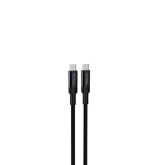Devia cable Extreme PD USB-C - USB-C 1,5 m 100W black hind ja info | Mobiiltelefonide kaablid | hansapost.ee