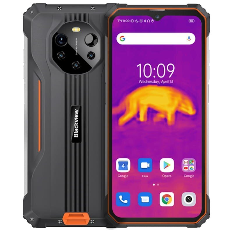 Blackview BL8800 Pro 5G Dual SIM 8/128GB Orange hind ja info | Telefonid | hansapost.ee