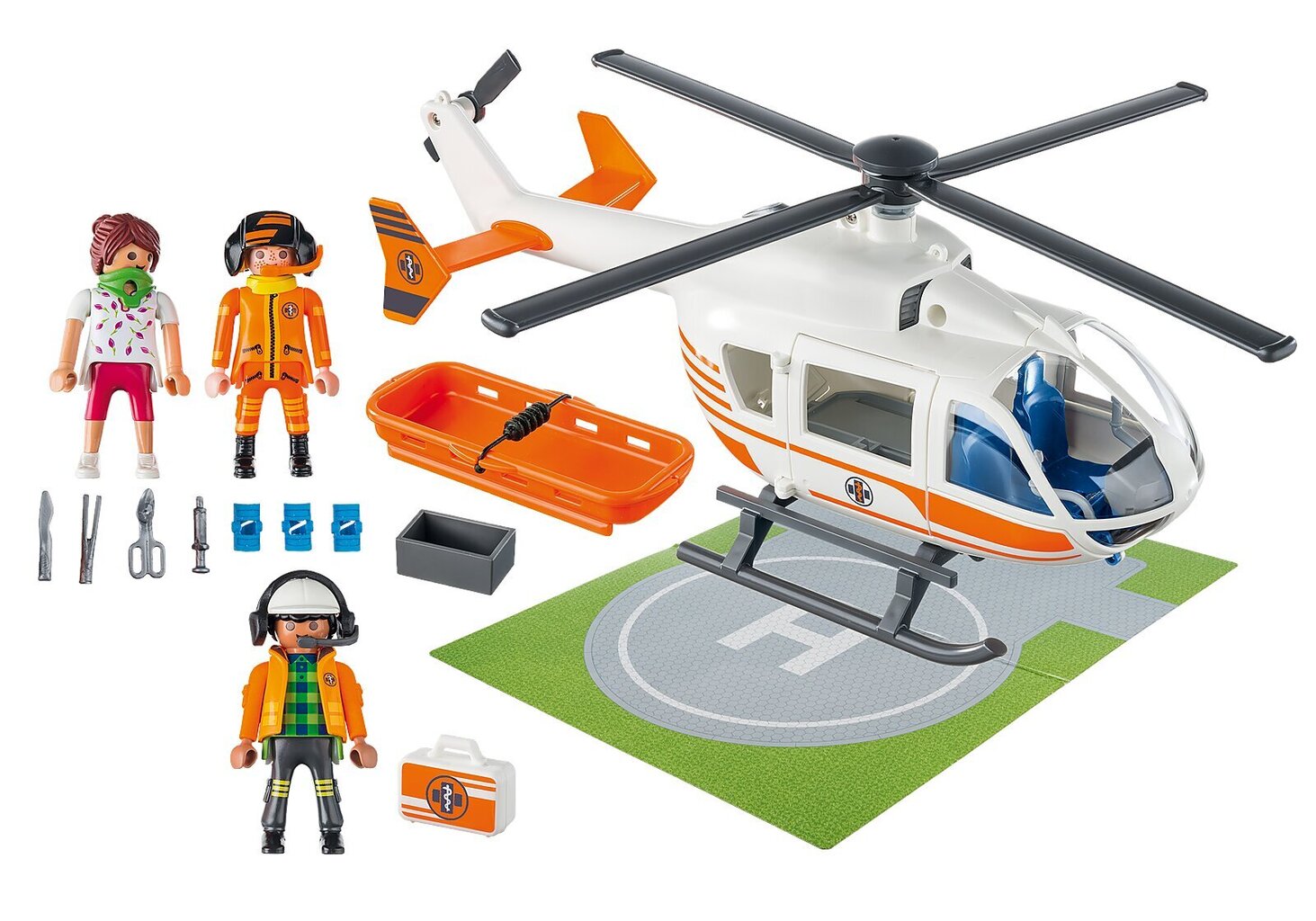 Kiirabi helikopter 70048 PLAYMOBIL® City Life цена и информация | Klotsid ja konstruktorid | hansapost.ee