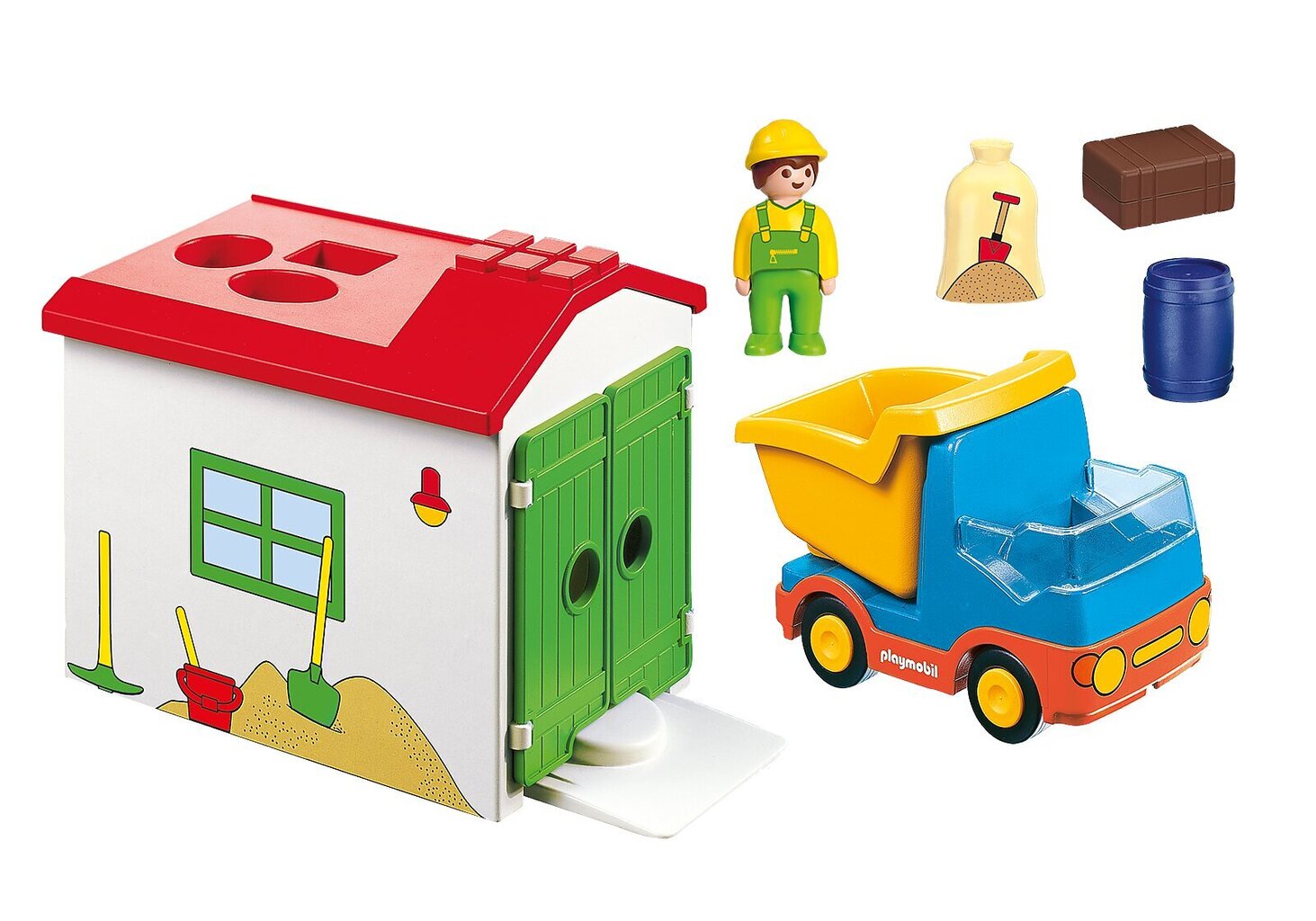 70184 PLAYMOBIL® 1.2.3, Kallur koos sorteerimismajaga цена и информация | Klotsid ja konstruktorid | hansapost.ee