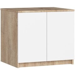 Антресоли для шкафа NORE, белые/коричневые цена и информация | Шкафы | hansapost.ee