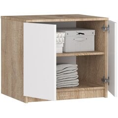 Антресоли для шкафа NORE, белые/коричневые цена и информация | Шкафы | hansapost.ee
