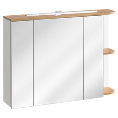 Шкаф для ванной комнаты Hakano Frao, 94x72 см, белый цвет цена и информация | Шкафчики для ванной | hansapost.ee