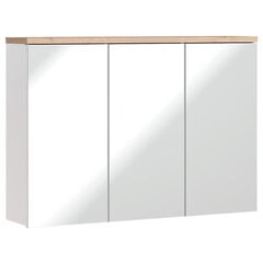 Шкаф для ванной комнаты Hakano Fargo, 100x69 см, белый цвет цена и информация | Шкафчики для ванной | hansapost.ee
