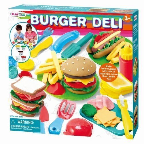 Plastiliini komplekt Hamburger Playgo Dough 8220 hind ja info | Arendavad laste mänguasjad | hansapost.ee