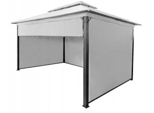 4-seinaga paviljon Vancouver, 3x4 m, helehall hind ja info | Varikatused ja aiatelgid | hansapost.ee