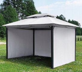 4-seinaga paviljon Vancouver, 3x4 m, helehall hind ja info | Varikatused ja aiatelgid | hansapost.ee