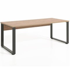 Письменный стол Aatrium Capo1 150 см, коричневый/черный цвет цена и информация | Компьютерные, письменные столы | hansapost.ee