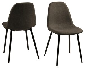 Комплект из 4 обеденных стульев Wilma, коричневый цвет цена и информация | Стулья для кухни и столовой | hansapost.ee