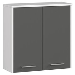 Подвесной шкафчик для ванной комнаты NORE Fin 2D, черный цена и информация | Шкафчики для ванной | hansapost.ee