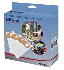 Мешок для пылесоса Nilfisk, 81943048, 4 шт цена и информация | Nilfisk Бытовая техника и электроника | hansapost.ee