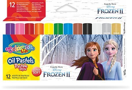 Õlikriidid Colorino Disney Frozen II, 12 värvi цена и информация | Kunstitarbed, voolimise tarvikud | hansapost.ee