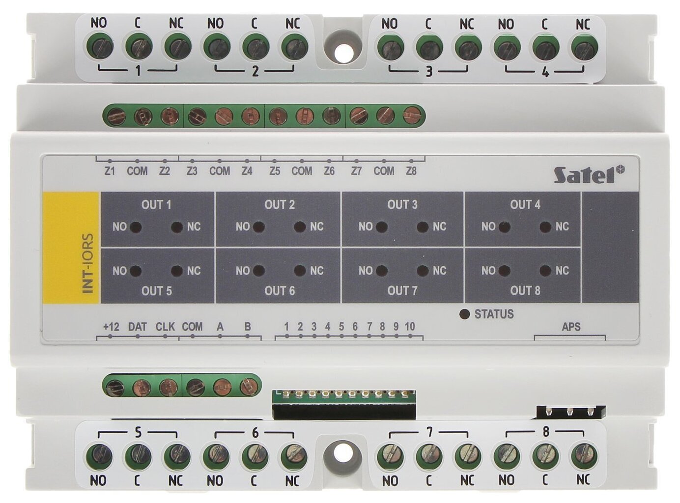 Laiendi INT-IORS 8 Sisendit/8 Väljundit, Satel hind ja info | Valvesüsteemi tarvikud | hansapost.ee