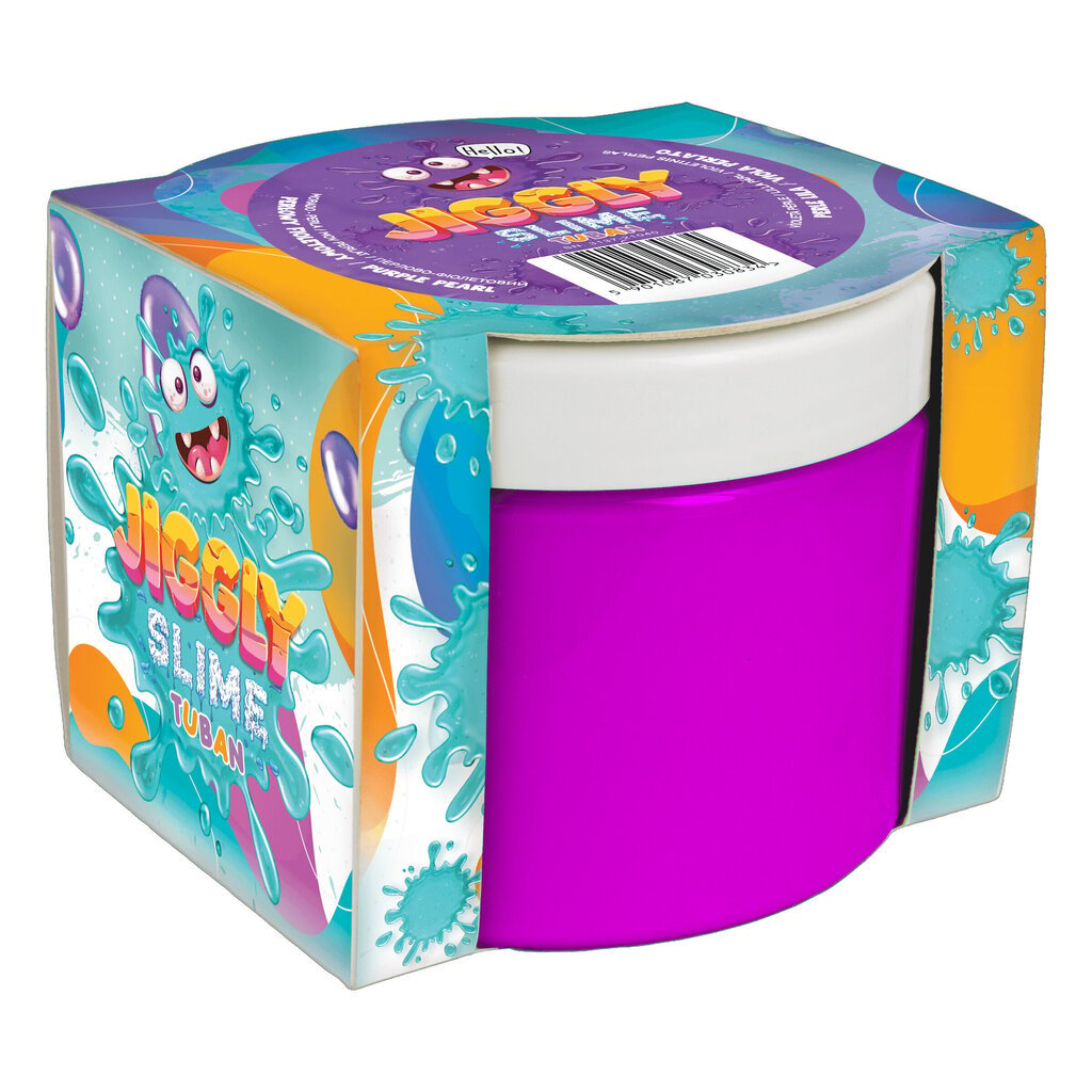 Jiggly Slime - Lilla pärl - 500 g, Tuban TU3590 hind ja info | Kunstitarbed, voolimise tarvikud | hansapost.ee