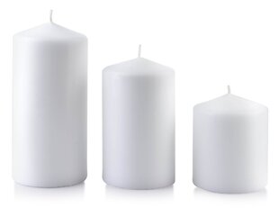 Küünal Classic Candles White S, 10 cm hind ja info | Küünlad, küünlajalad | hansapost.ee