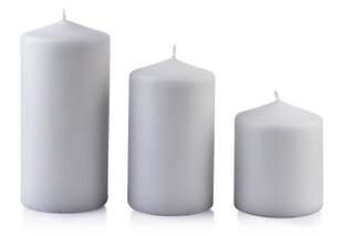 Küünal Classic Candles Grey S, 10 cm hind ja info | Küünlad, küünlajalad | hansapost.ee