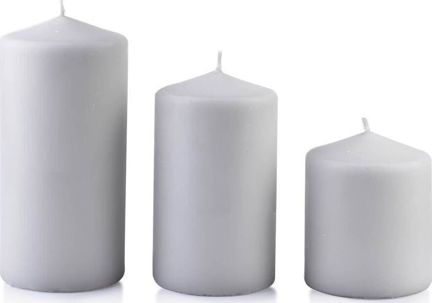 Küünal Classic Candles Grey M, 14 cm hind ja info | Küünlad, küünlajalad | hansapost.ee