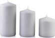 Küünal Classic Candles Grey M, 14 cm hind ja info | Küünlad, küünlajalad | hansapost.ee