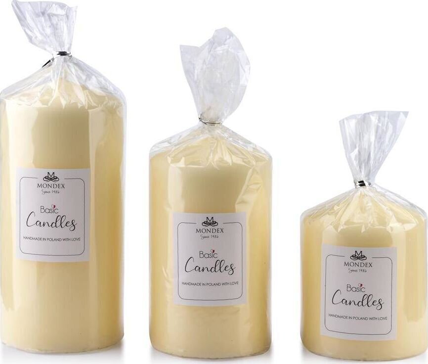 Küünal Classic Candles Cream, 18 cm hind ja info | Küünlad, küünlajalad | hansapost.ee