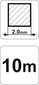 Trimmeri jõhv (ruut) Flo d-(2,0x2,0)mm x 10m (89413) hind ja info | Aiatööriistade varuosad | hansapost.ee