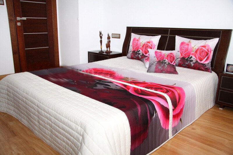 3D voodikate koos padjakatetega, 220x240 cm, 3-osaline цена и информация | Pleedid, voodikatted ja päevatekid | hansapost.ee