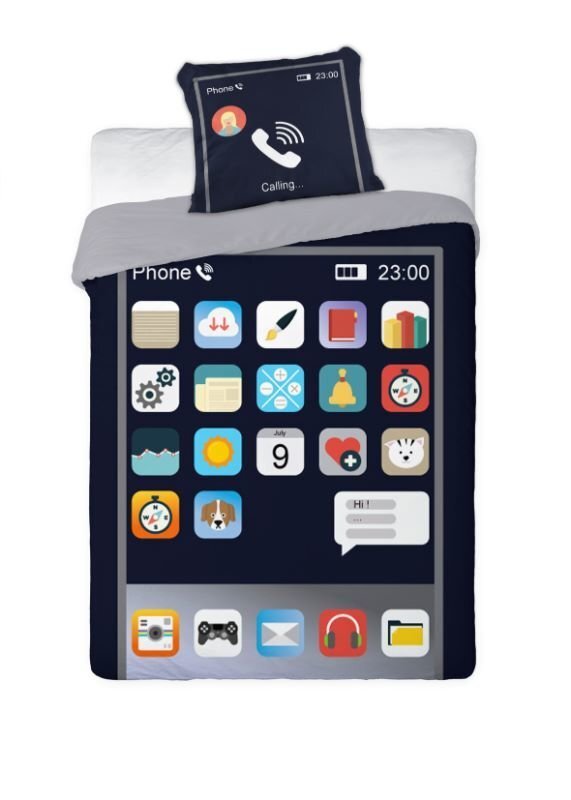 Laste voodipesukomplekt Phone, 2-osaline цена и информация | Laste voodipesu | hansapost.ee
