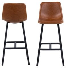 Комплект из 2-х барных стульев Oregon, коричневый цвет цена и информация | Стулья для кухни и столовой | hansapost.ee