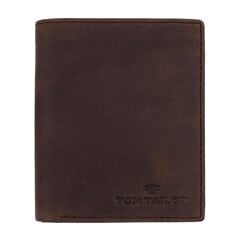 Tom Tailor кошелек для мужчин Ron, коричневый цена и информация | Мужские кошельки | hansapost.ee