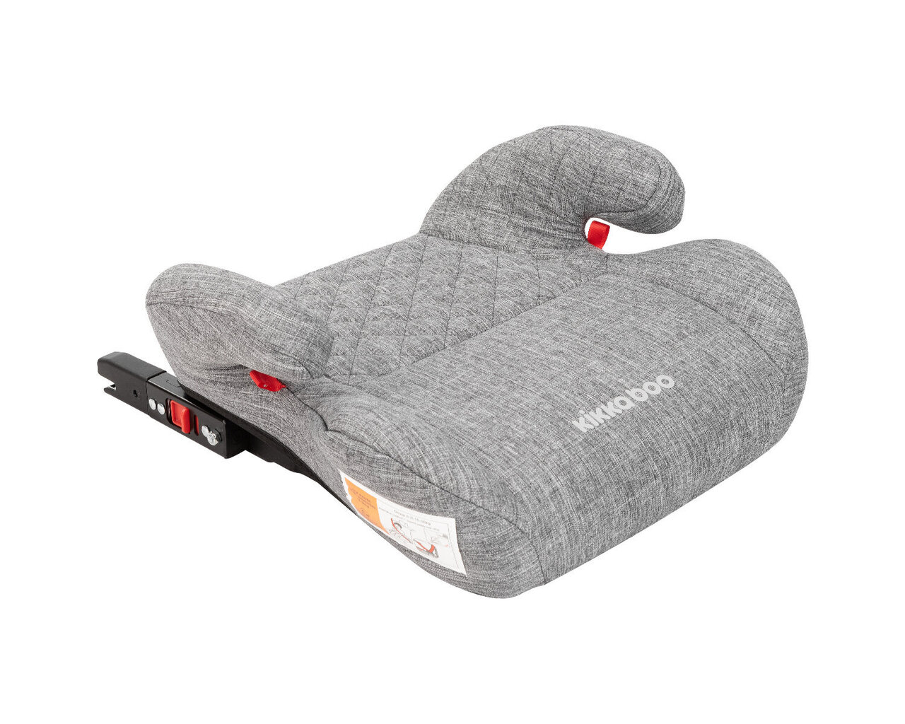 Turvatool-istmekõrgendus Kikkaboo Groovy ISOFIX, 2-3 (15-36 kg), Dark Grey цена и информация | Turvatoolid ja turvahällid | hansapost.ee