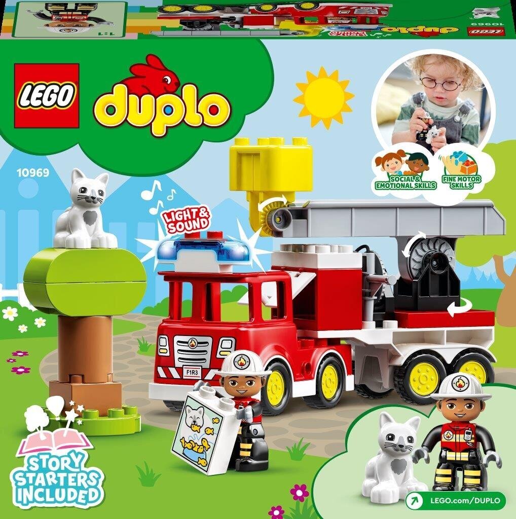 10969 LEGO® DUPLO Town Пожарная машина цена | hansapost.ee